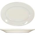 International Tableware 11 1/2 in x 8 1/4 Roma™ American White Platter With Rolled Edging, PK12 RO-13